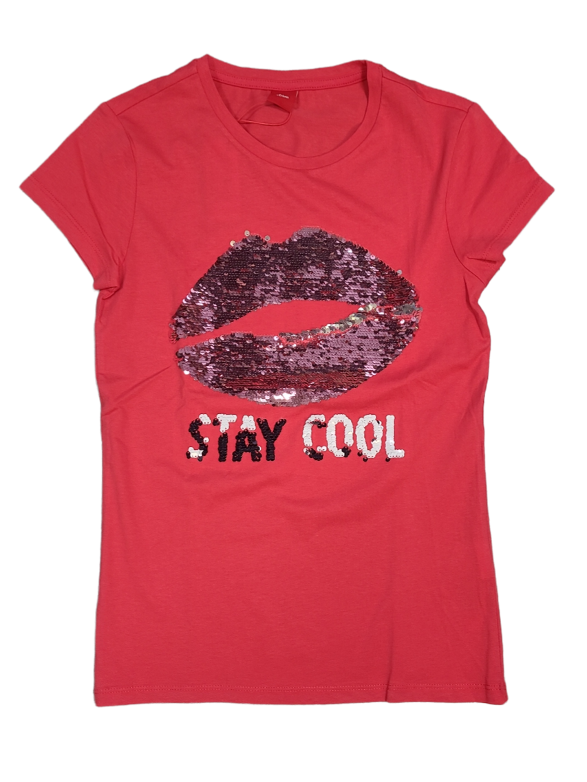 T-shirt &quot;Stay Cool&quot; S-Oliver Rood