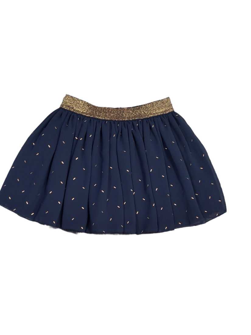Rok Someone Donkerblauw Bedrukt