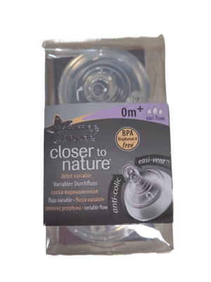 Zuigspenen Tommee Tippee 0m+ Vari Flow 2st