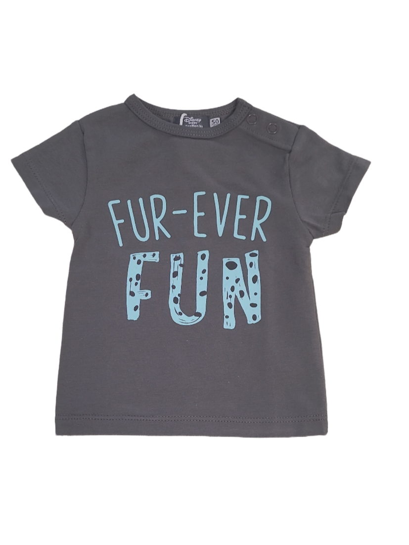 T-shirt &quot;Fur-Ever Fun&quot; Zero 2 Three Taupe