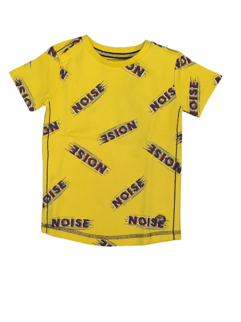 T-shirt &quot;Noise&quot; Quapi Geel