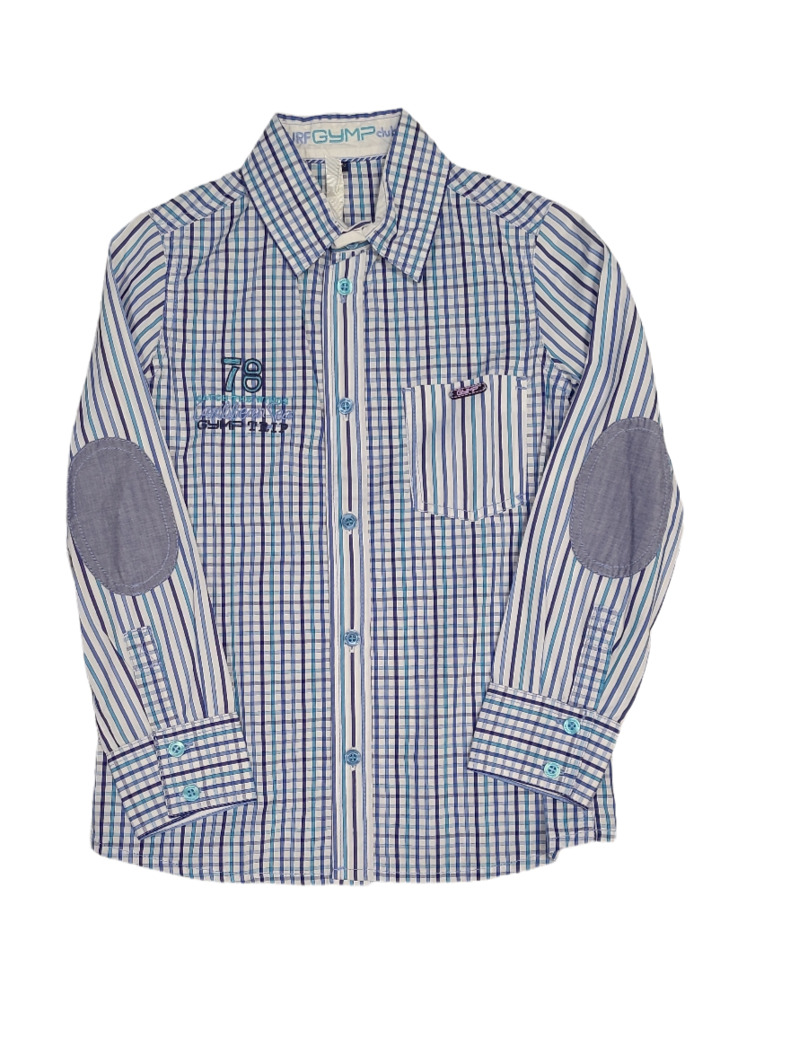 Hemd L/M &quot;78&quot; Gymp Blauw Geruit