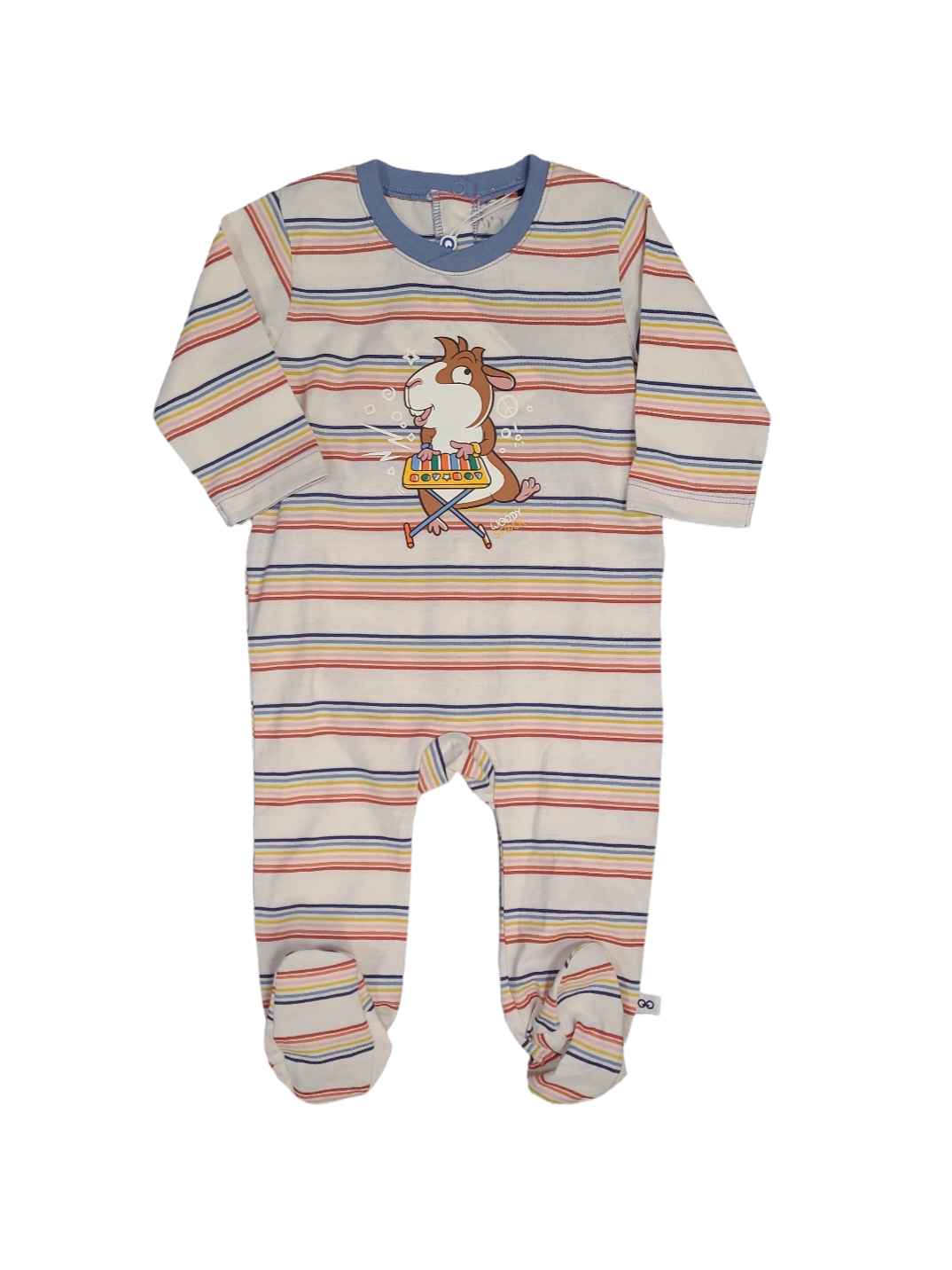 Romper &quot;Cavia&quot; Woody Multi Gestreept