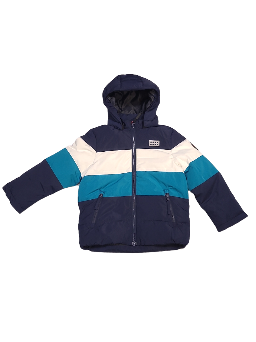 Jas Met Afneembare Kap Lego Blauw