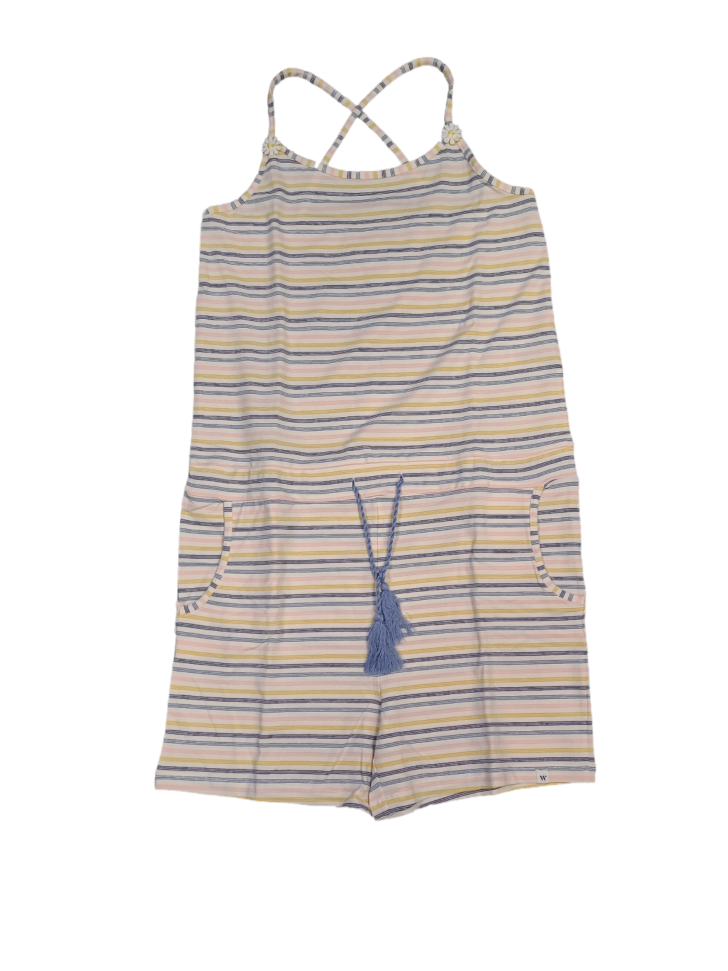 Meisjes Homesuit/Short &quot;Bloem&quot; Woody Multi Gestreept