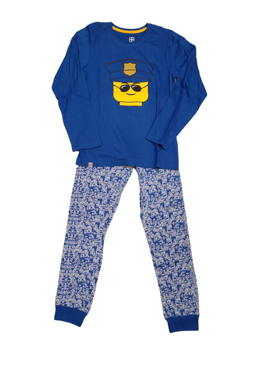 Jongens Pyjama L/M Lange Broek Lego Blauw