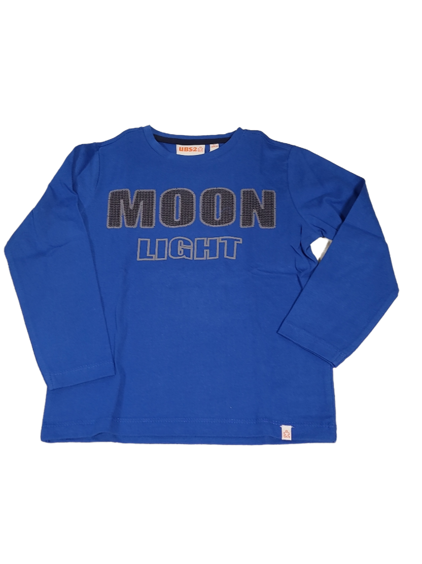 T-shirt L/M &quot;Moon Light&quot; UBS2 Blauw