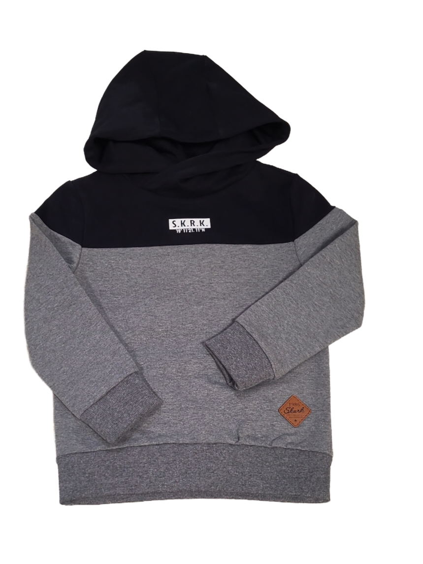 Sweater/Kap &quot;Extreme Ski&quot; Skurk Zwart/Grijs