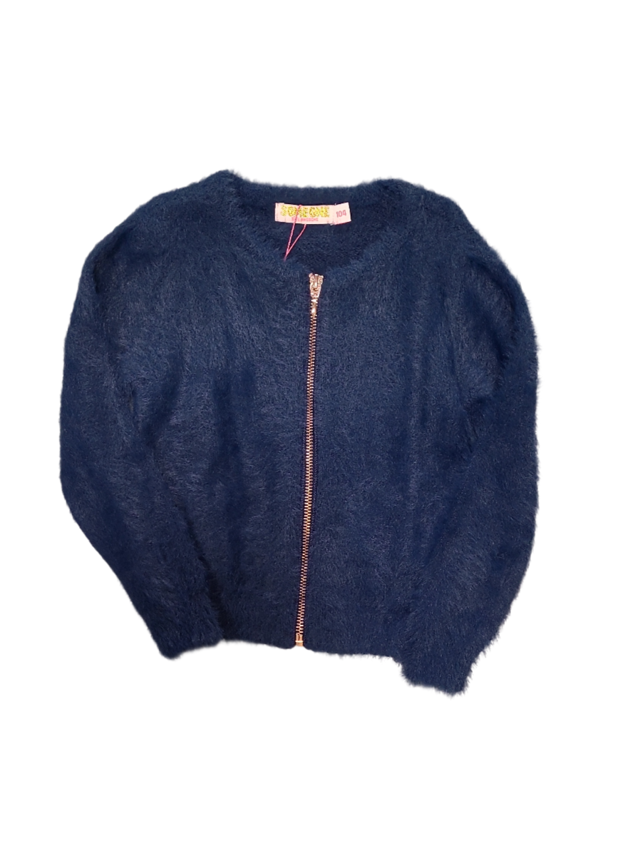 Gilet Someone Navy Fluffy