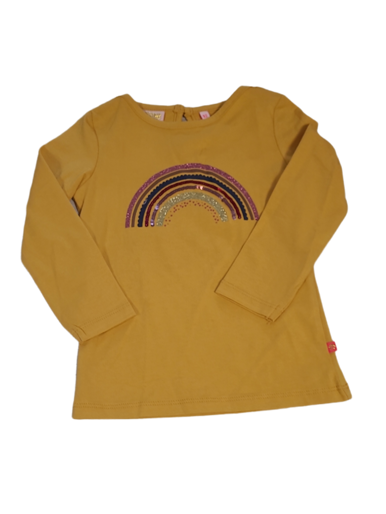 T-Shirt L/M &quot;Regenboog &quot; Gymp Oker