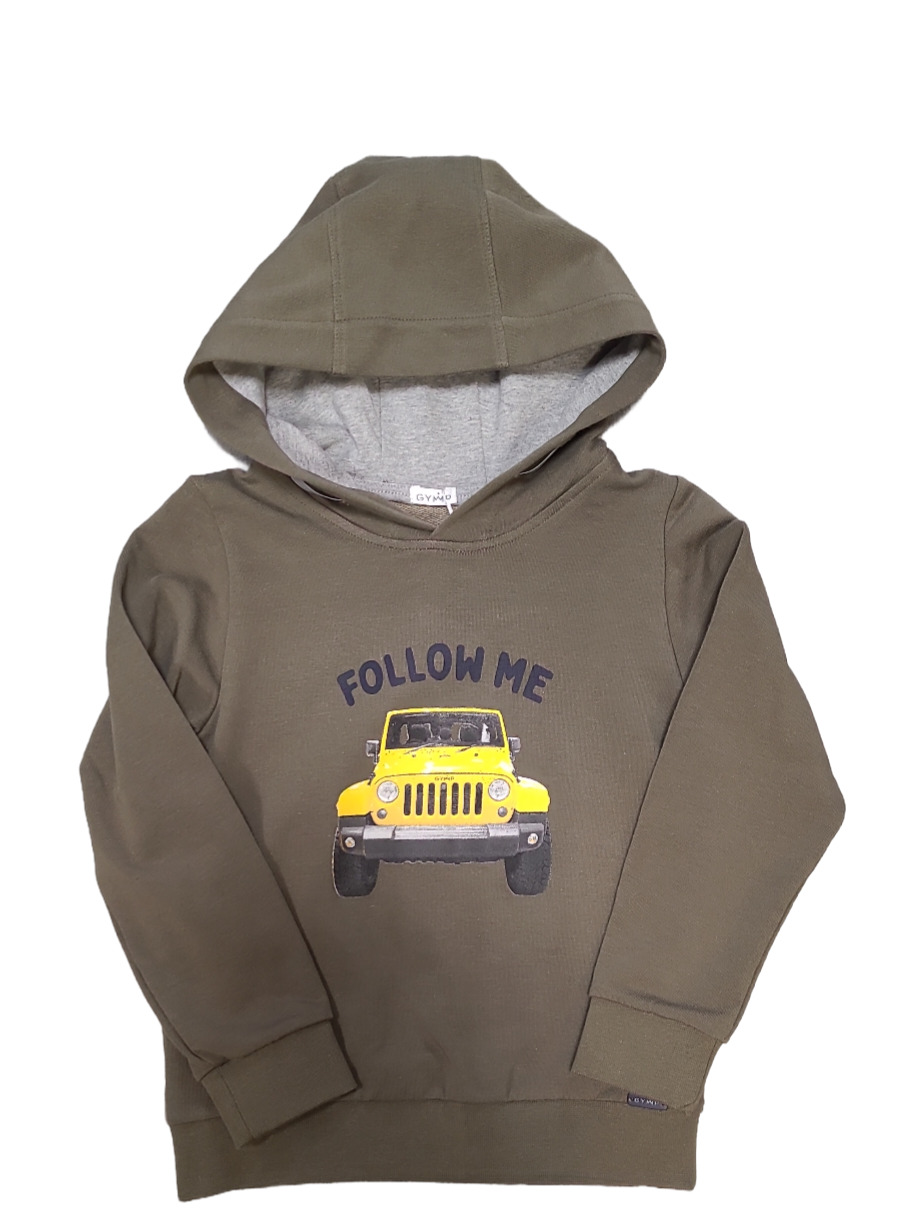 Sweater/Kap &quot;Follow Me&quot; Gymp Kaki