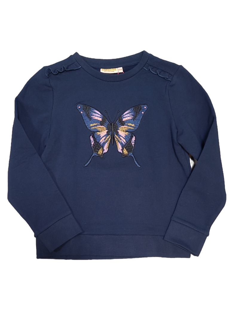 Sweater Vlinder Someone Donkerblauw