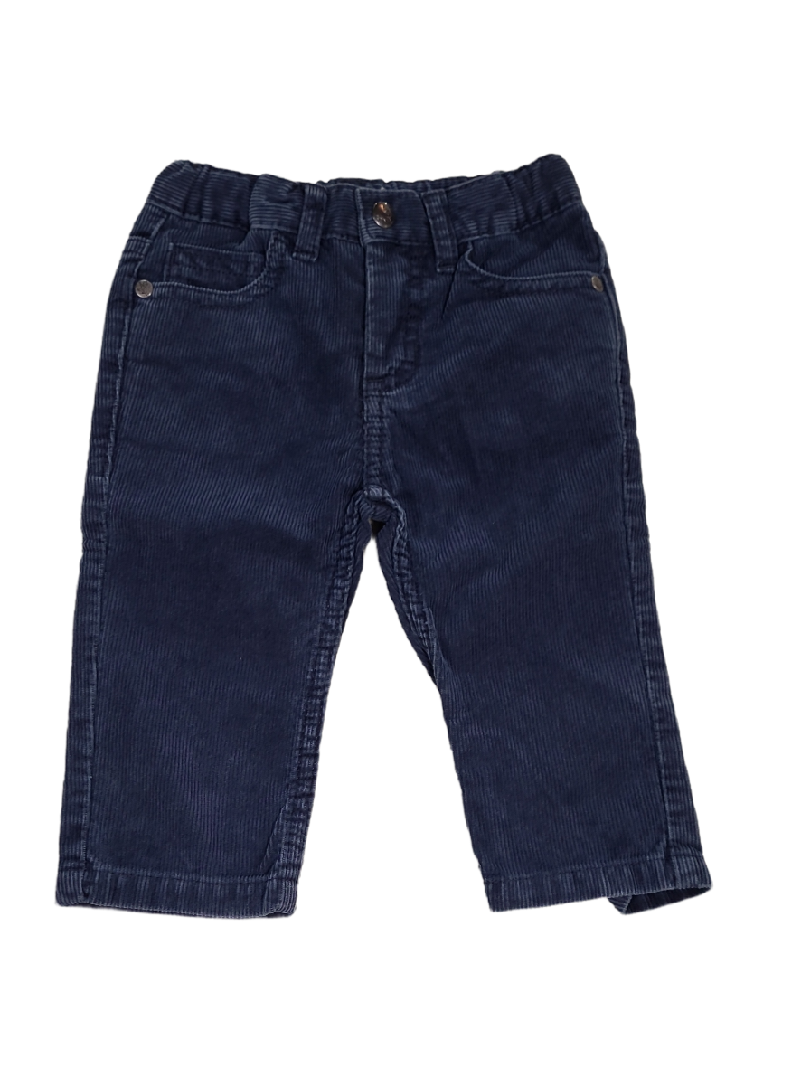 Broek Ribfluweel P&#39;tit Filou Blauw