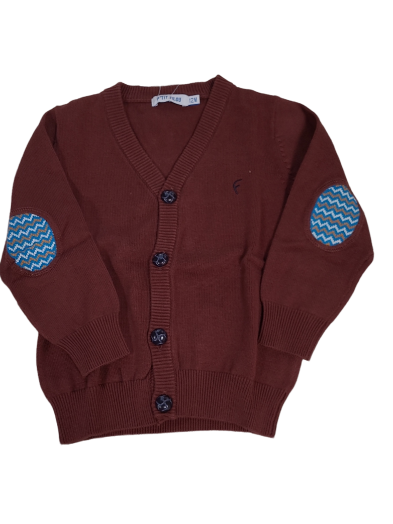 Gilet Tricot P&#39;tit Filou Bruin