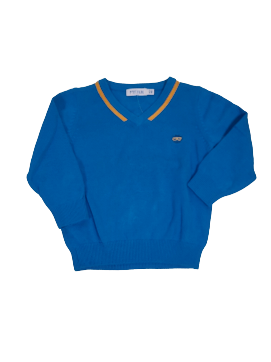 Pull Tricot P&#39;tit Filou Blauw