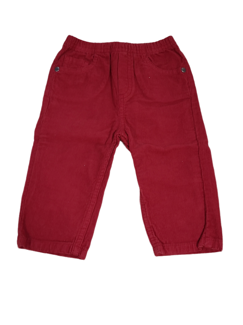 Broek Ribfluweel Filou &amp; Friends Rood