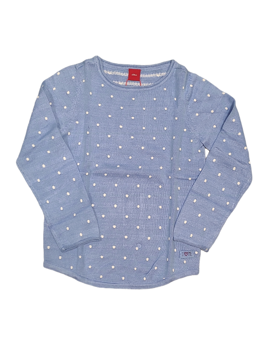 Pull Stippen S-Oliver Lichtblauw