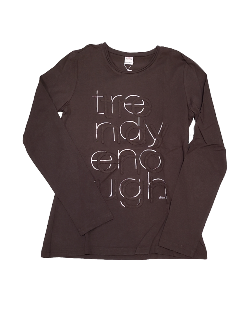 T-shirt L/M S-Oliver Bruin