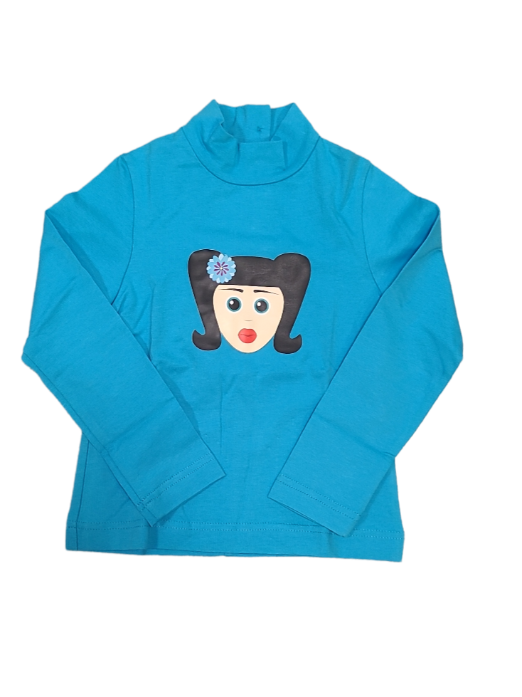 Souspull Print Strass Blauw