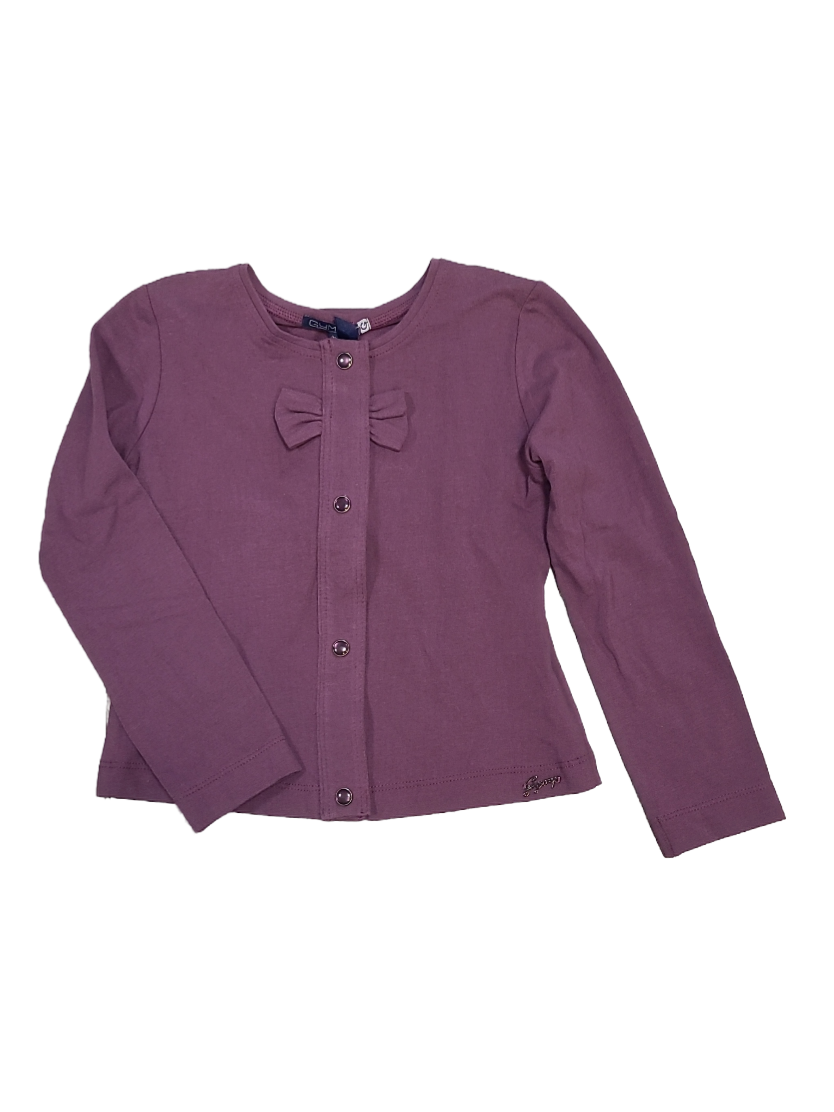 Gilet Strik Gymp Aubergine
