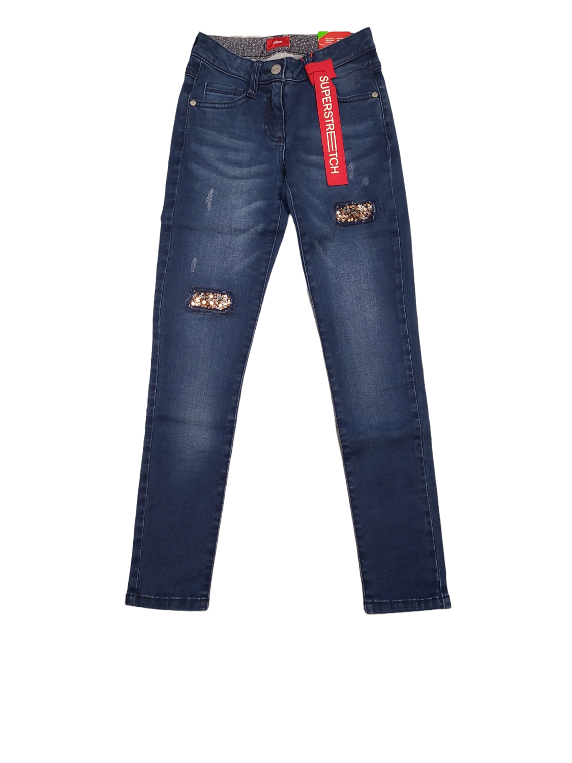 Jeansbroek Glitter Patch S-Oliver Blue