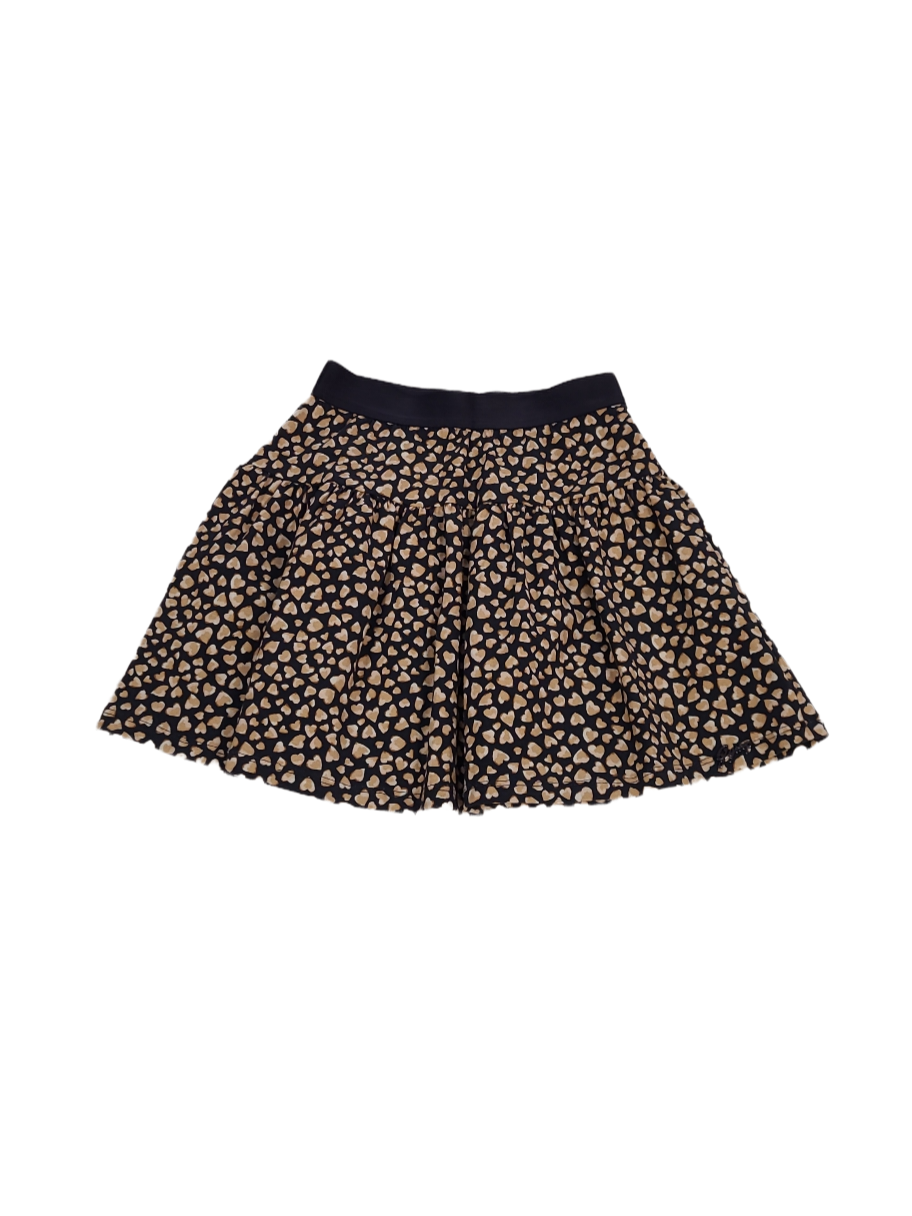 Rok Hearts Gymp Zwart/Camel