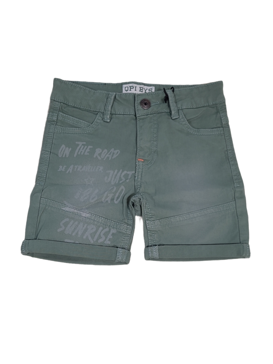 Short &quot;On The Road&quot; Quapi Groen