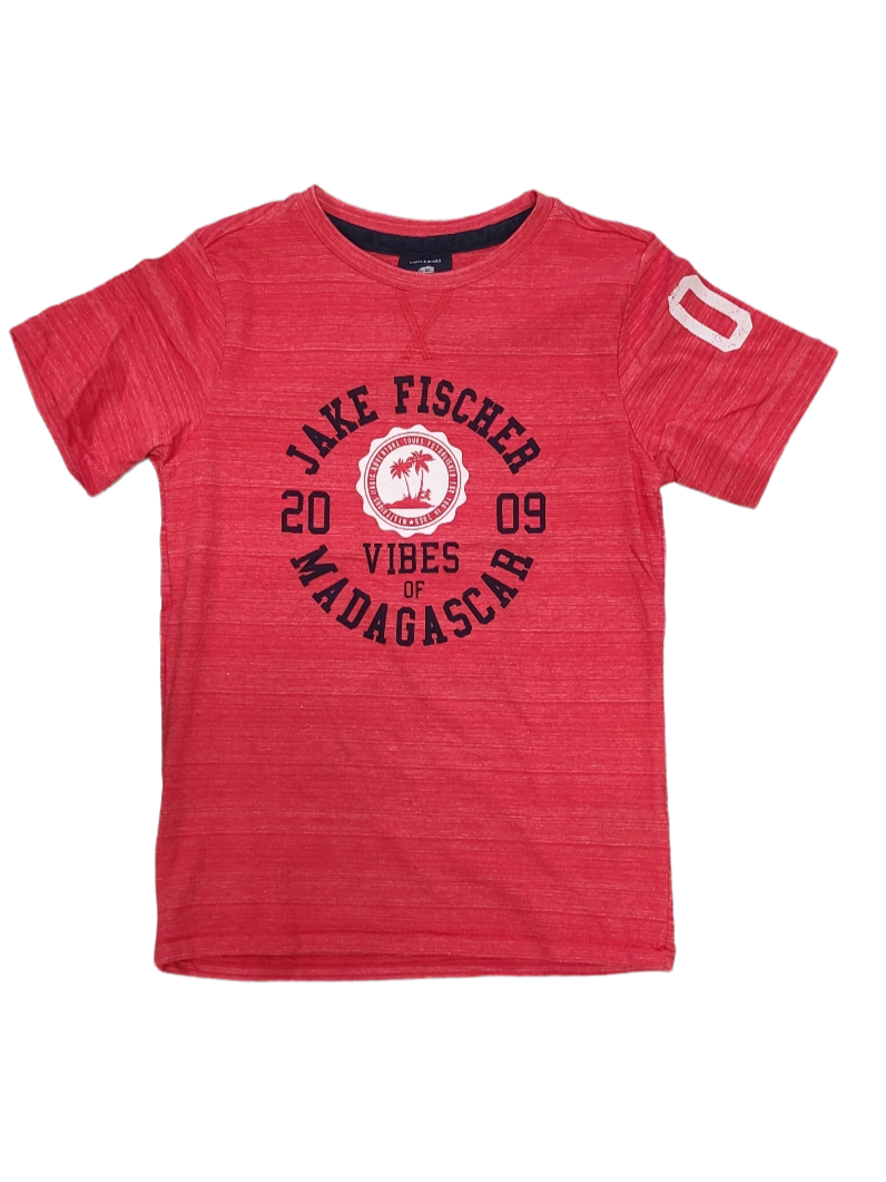 T-shirt &quot;Madagascar&quot; Jake Fisher Rood