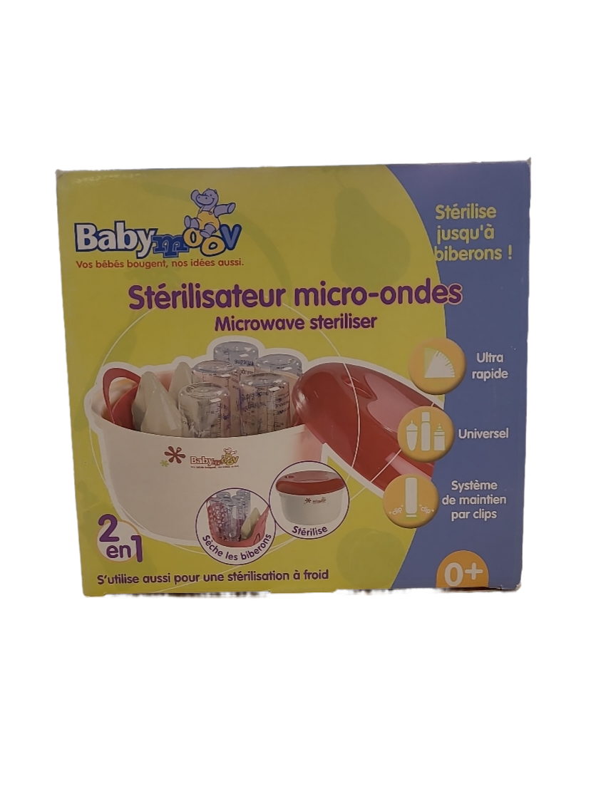 Microgolfsterilisator Babymoov Rood