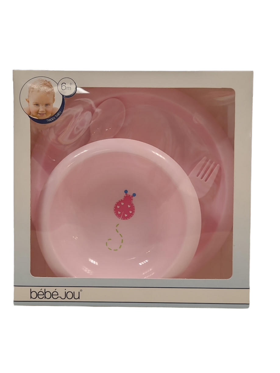 Dinerset Bébé-Jou Lieveheersbeestje Roos