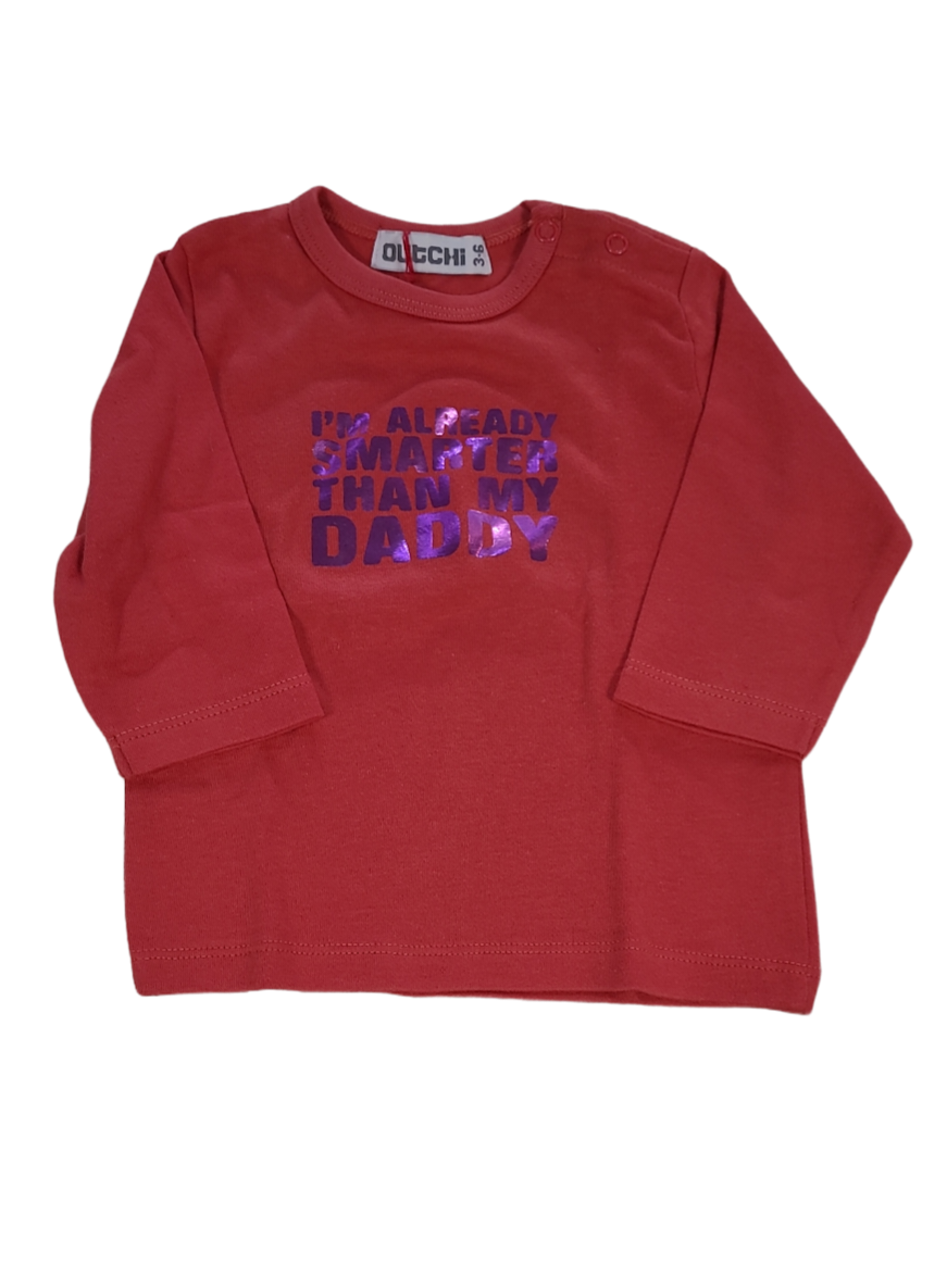 T-shirt L/M &quot;I&#39;m Already.....&quot; Outchi Rood