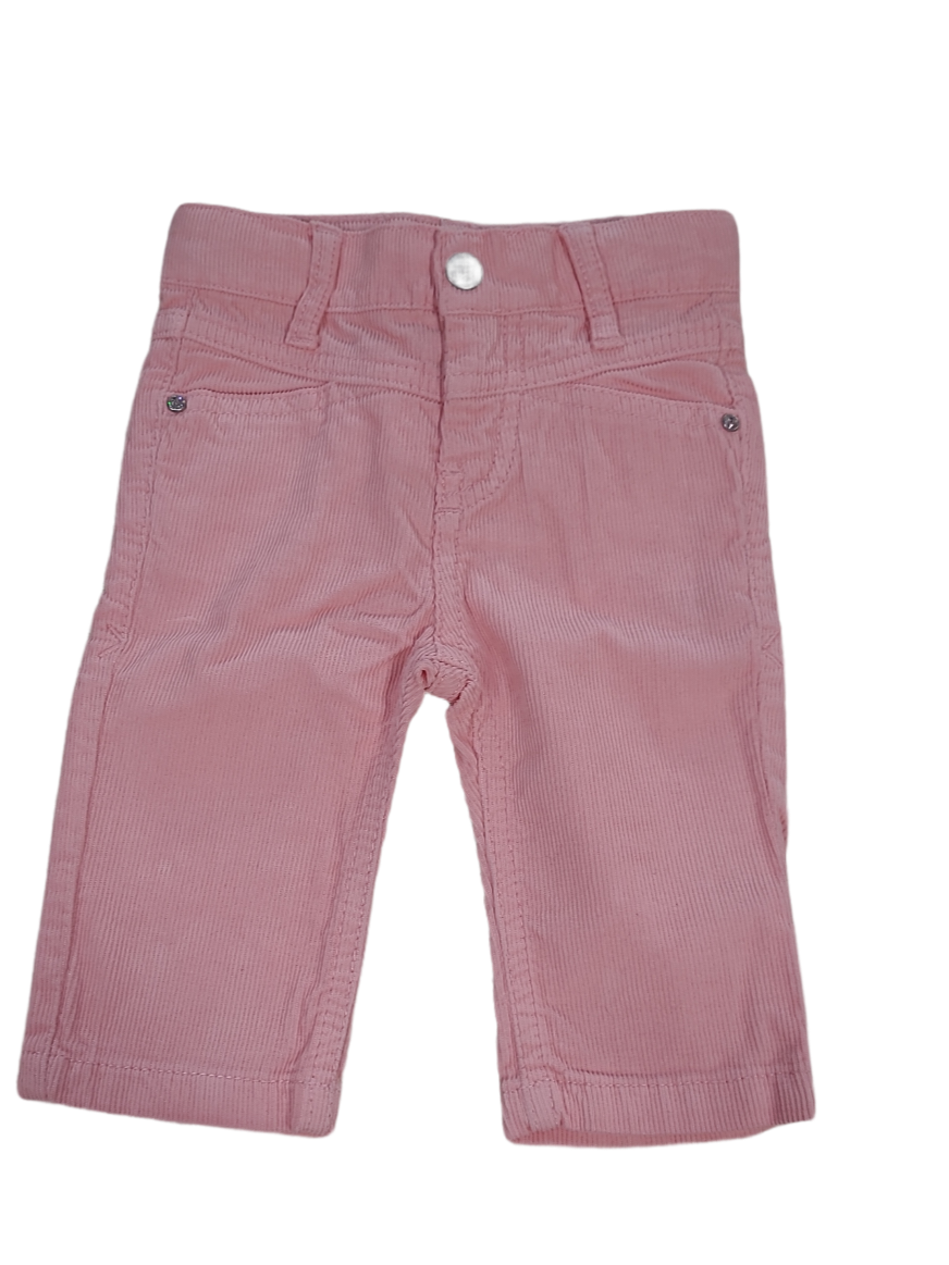 Broek P&#39;tit Filou Ribfluweel Roos