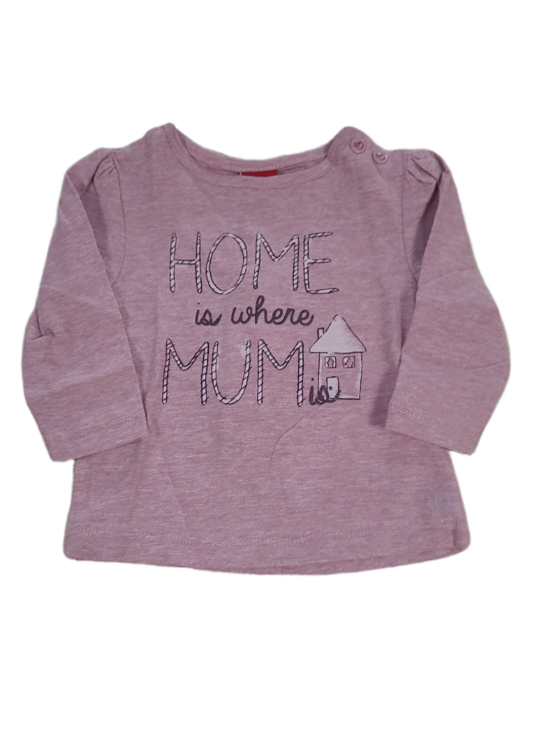 T-shirt L/M &quot;Home is...&quot; S-Oliver Oudroze