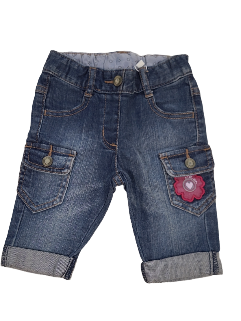 Jeansbroek Bloem S-Oliver Blauw Stone