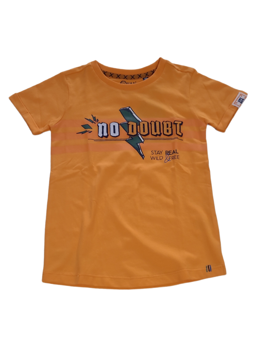 T-shirt &quot;No Doubt&quot; Quapi Oranje