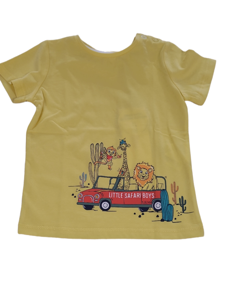T-shirt &quot;Little Safari Boys&quot; S-Oliver Geel