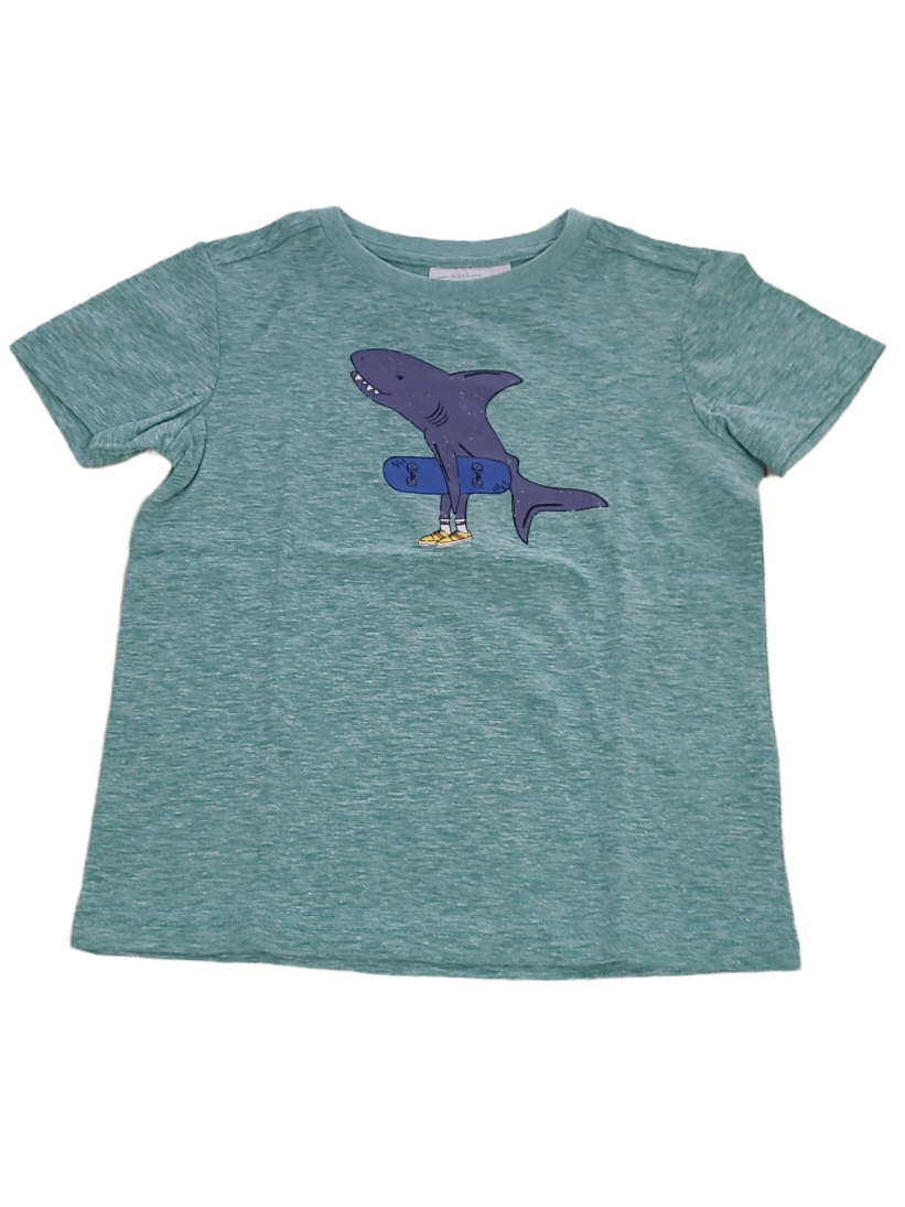 T-shirt &quot;Skate Shark&quot; Mini Rebels Groen