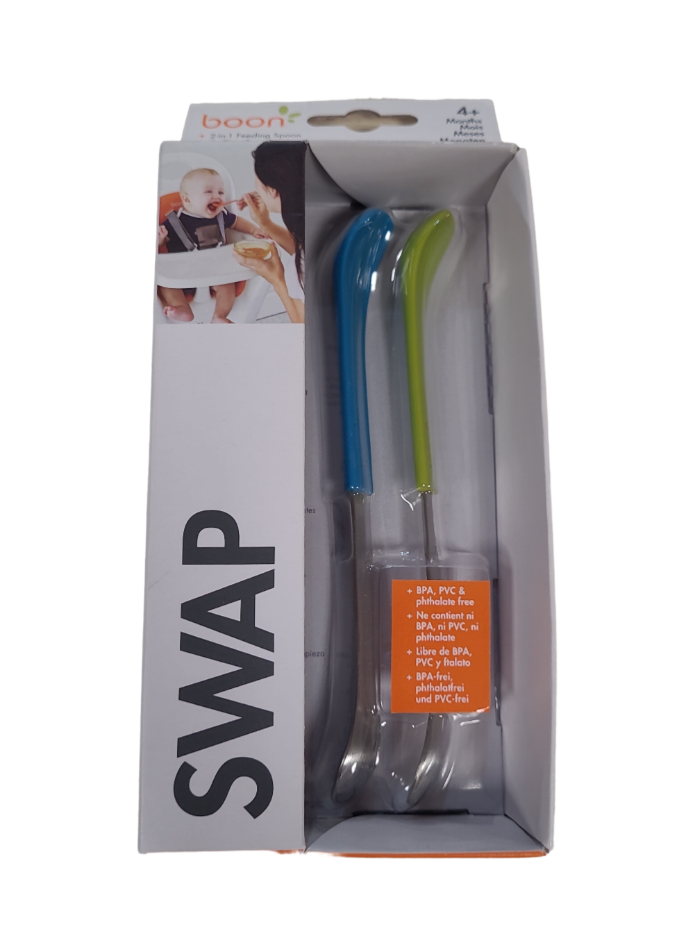 2-in-1 Lepel &quot;Swap&quot; Boon 2st +4m