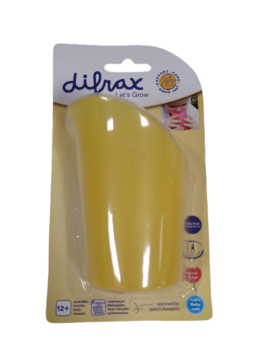 Oefenbeker Difrax Geel +12m