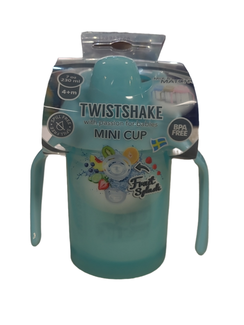 Mini Cup Twistshake Blauw 230ml +4m
