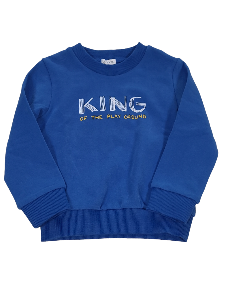 Sweater &quot;King&quot; Gymp Blauw