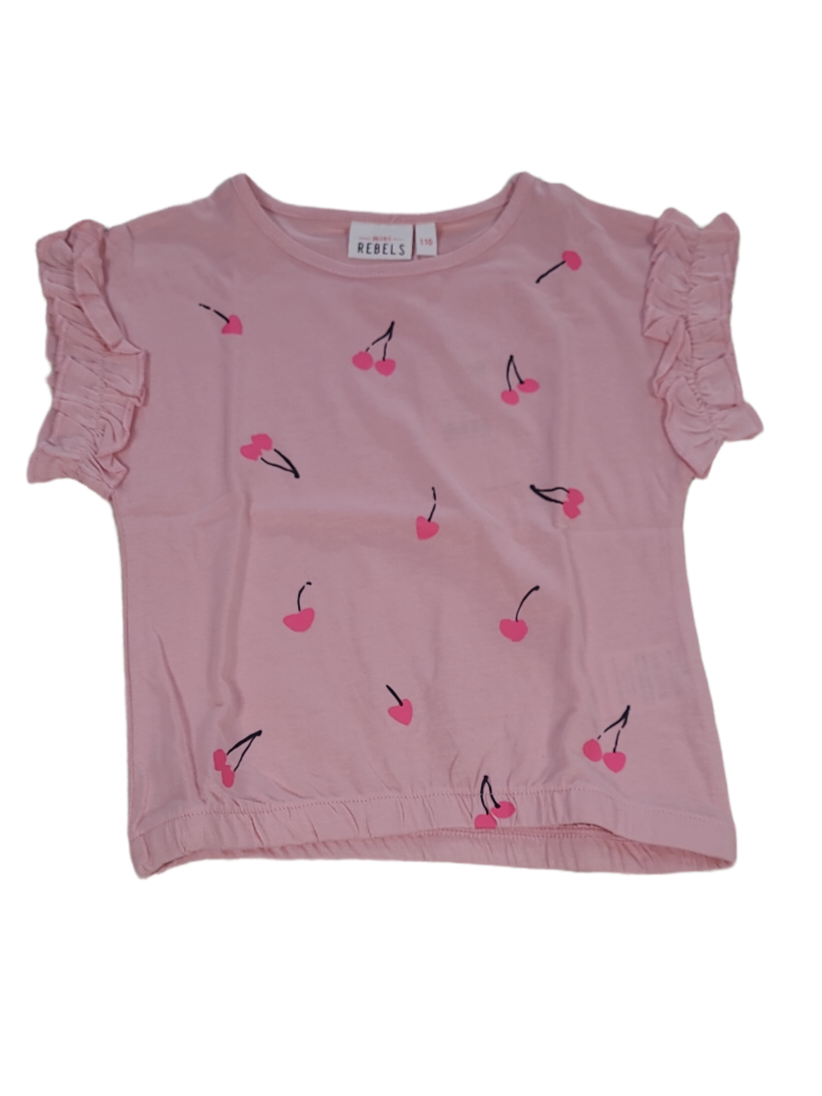 T-shirt &quot;Kersen&quot; Mini Rebels Roos