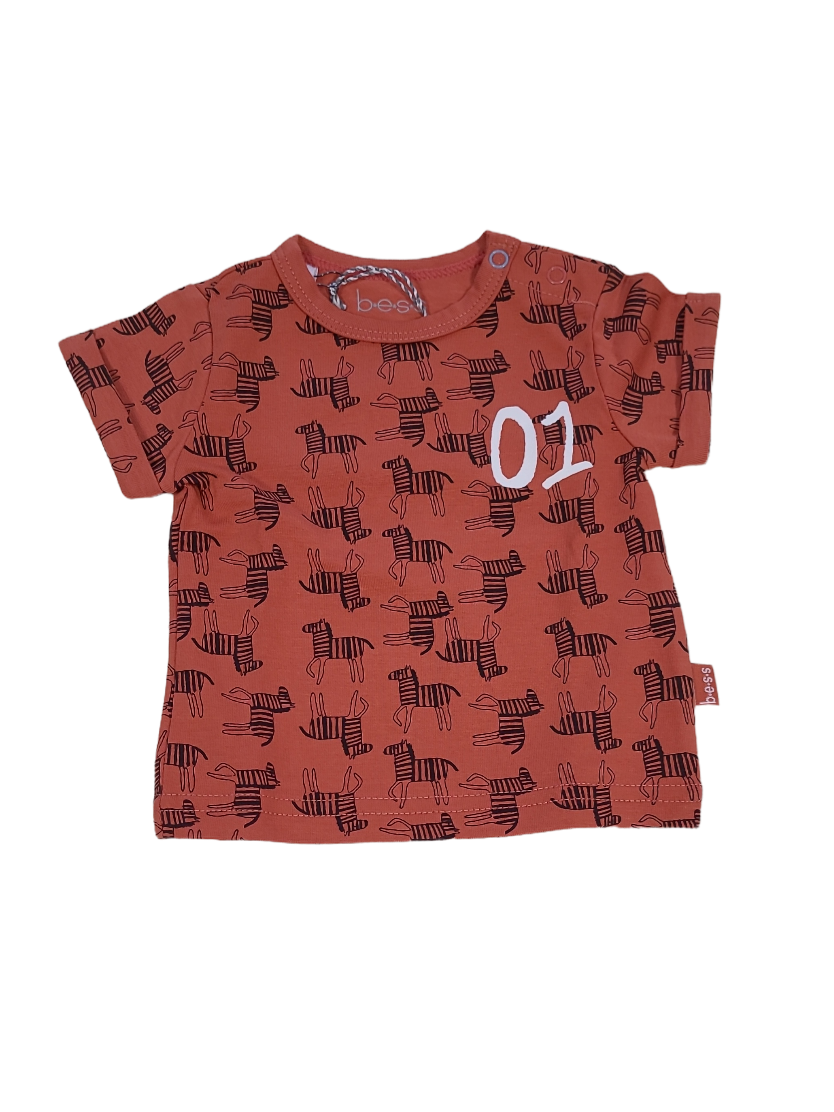 T-shirt &quot;Zebra 01&quot; Bess Roest