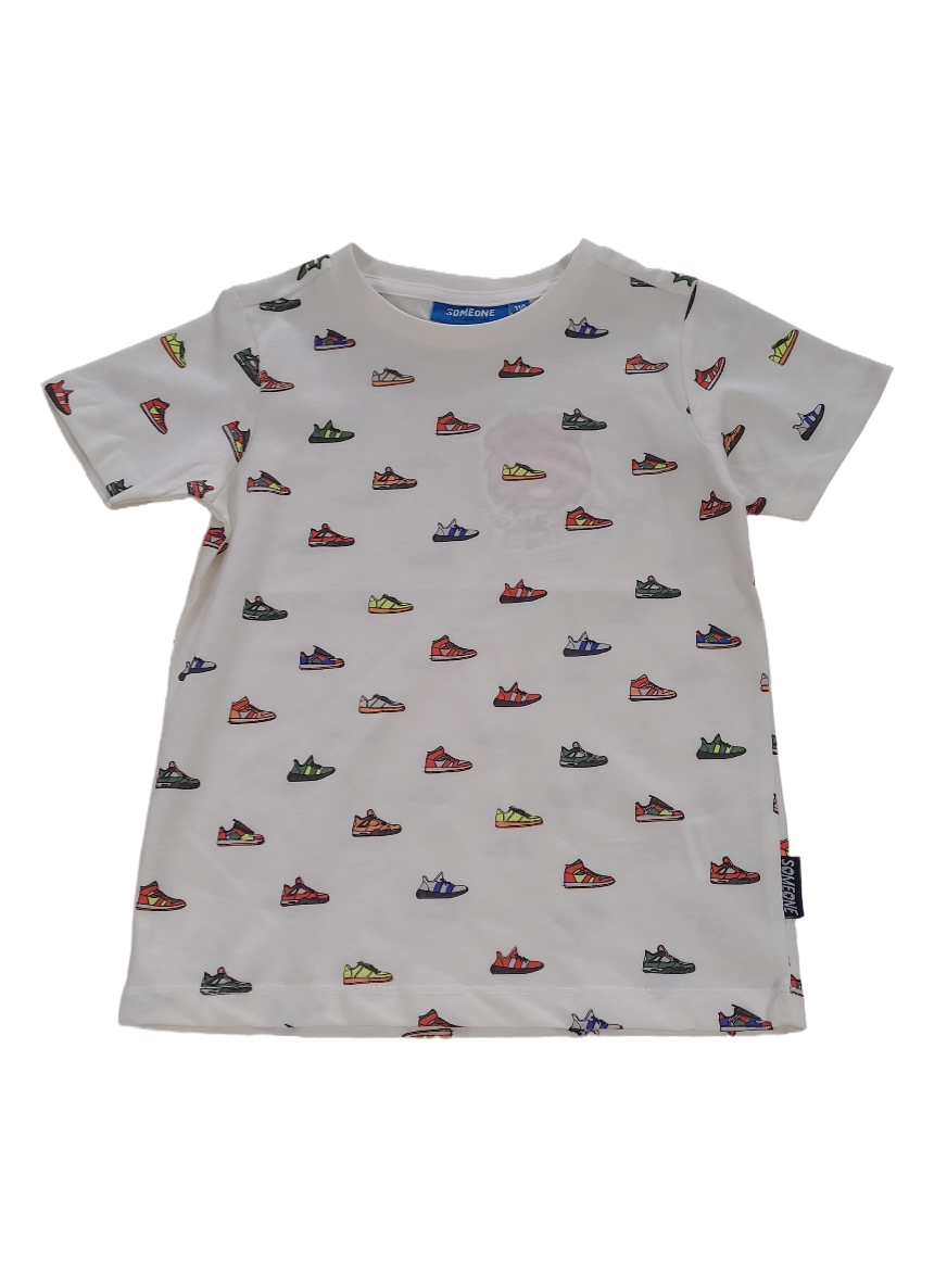 T-shirt &quot;Shoes&quot; Someone Ecru