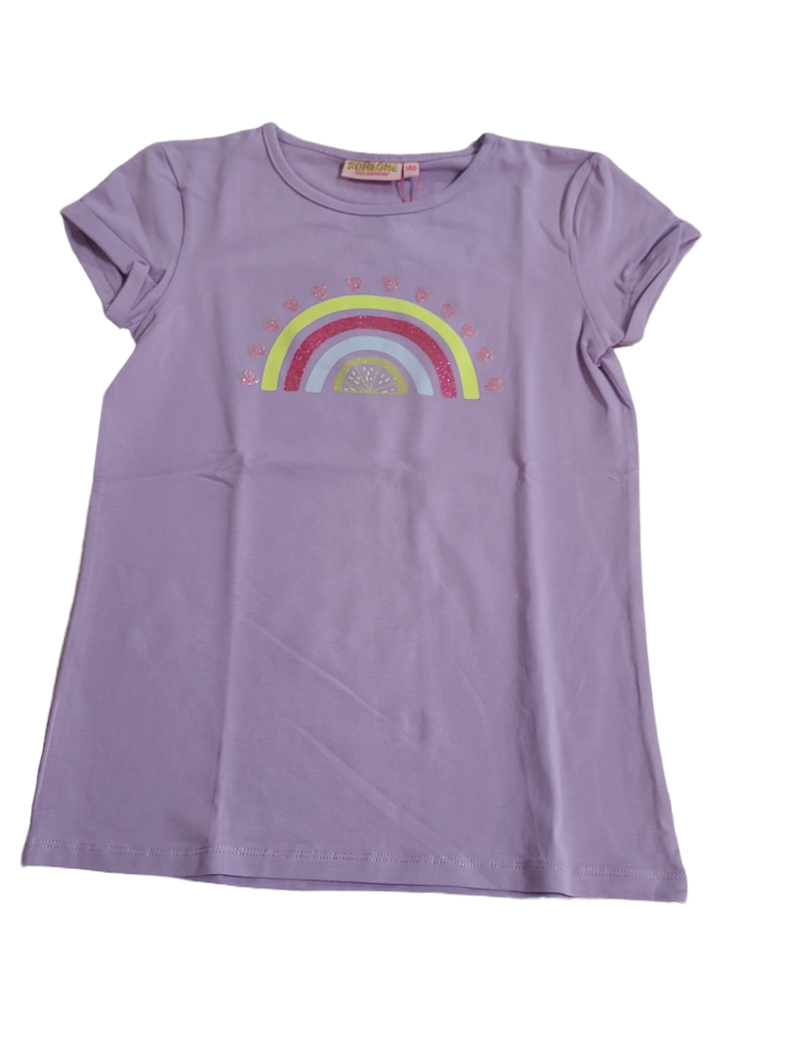 T-shirt &quot;Aardbeienboog&quot; Someone  Lila