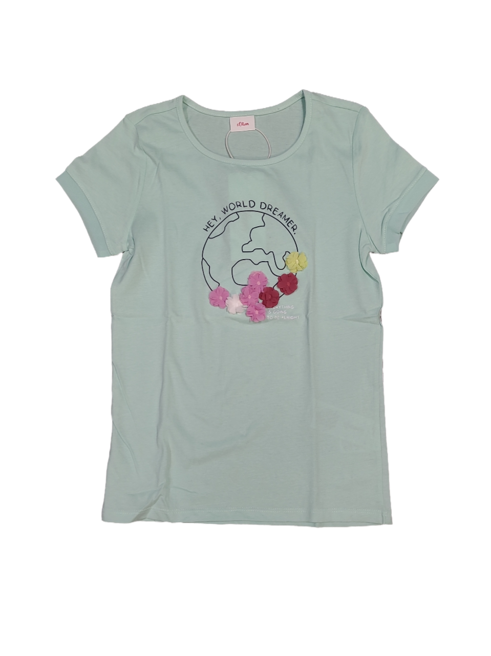 T-shirt &quot;Hey, World Dreamer&quot; S-Oliver Mint