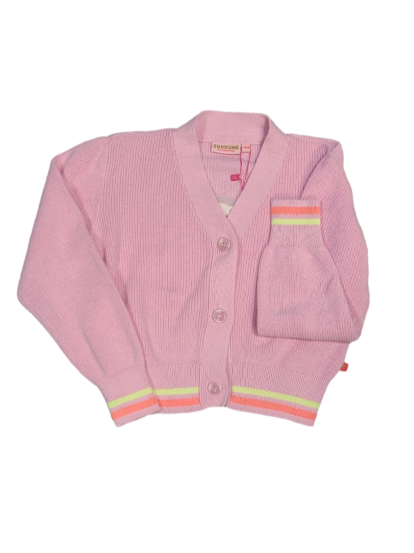 Gilet Tricot Someone Pink