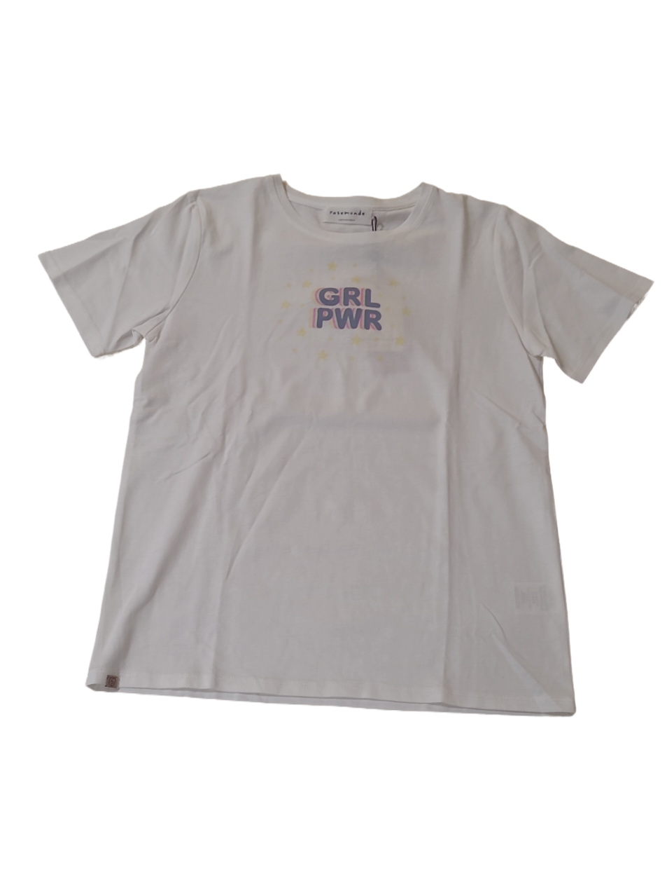 T-shirt &quot;Girl Power&quot; Rosemunde Wit