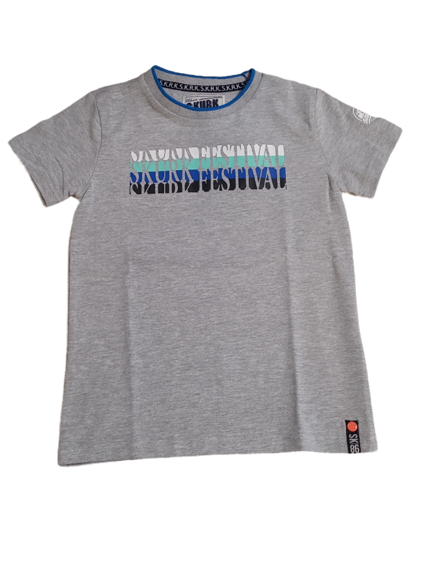 T-shirt Skurk Grijs