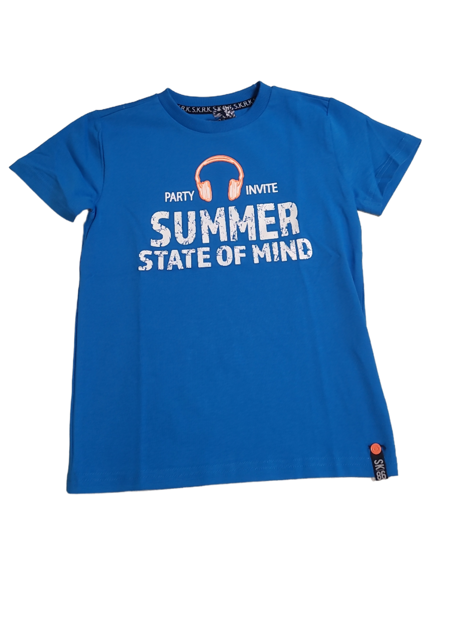 T-shirt &quot;Summer&quot; Skurk Blue